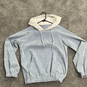 Light blue hoodie